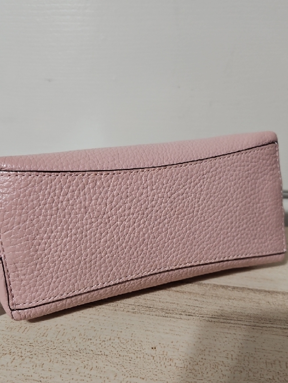 Coach X Disney Pink Pebbled Leather Cosmetic Pouch with Mickey Skate Graphic - Picture 3 of 10